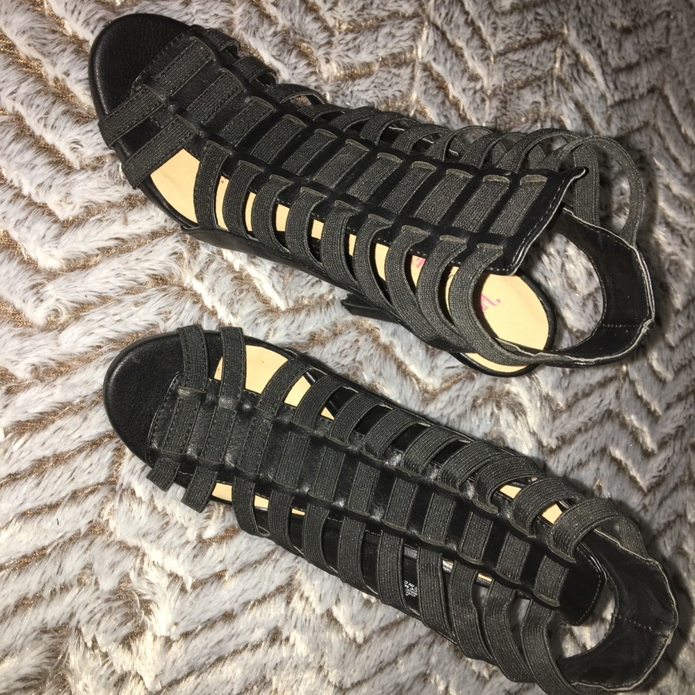 Black JustFab Heels